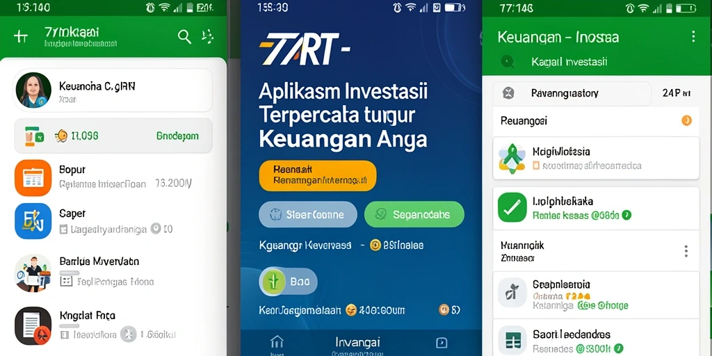 Tampilan antarmuka 77RT yang informatif dan mudah digunakan.