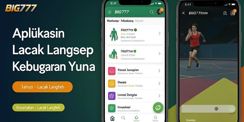Antarmuka aplikasi Lacak Langkah yang informatif dan mudah digunakan.
