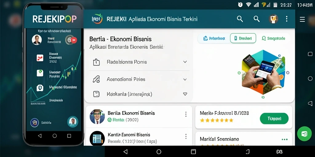 Tampilan antarmuka REJEKIPOP yang informatif dan modern.