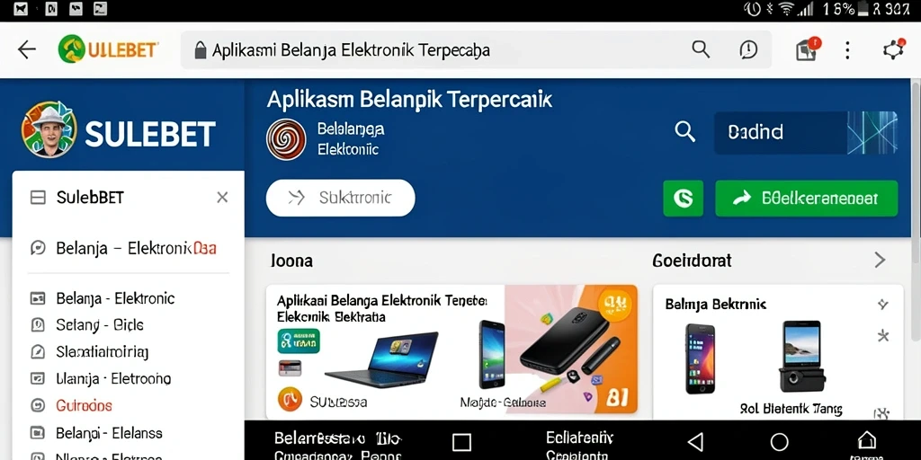 Tampilan antarmuka SULEBET yang modern dan mudah digunakan.