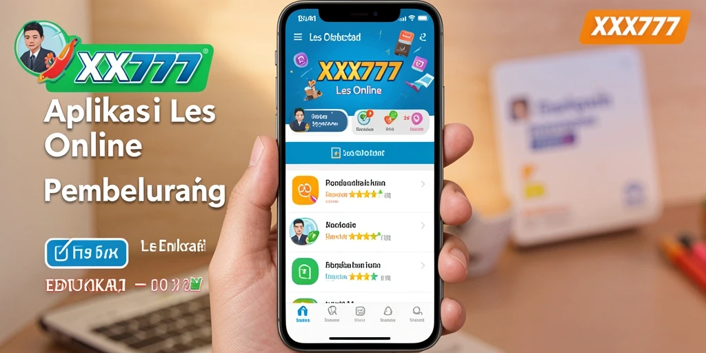 Tampilan antarmuka aplikasi XXX777 yang user-friendly dan fungsional.
