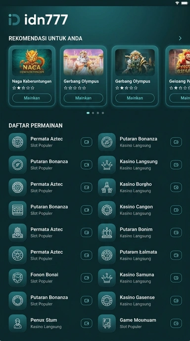 Katalog Aplikasi Populer di idn777 — Temukan Pilihan Terbaik